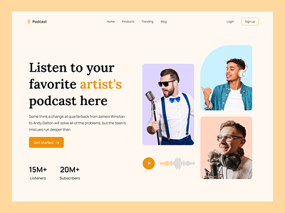 Podcast Landing Page