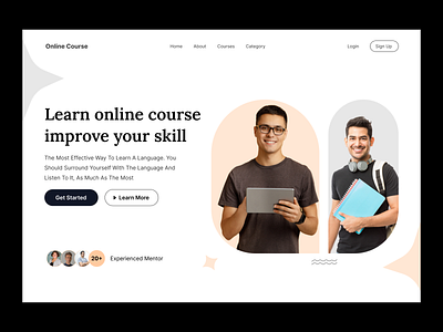 Online Course Landing Page