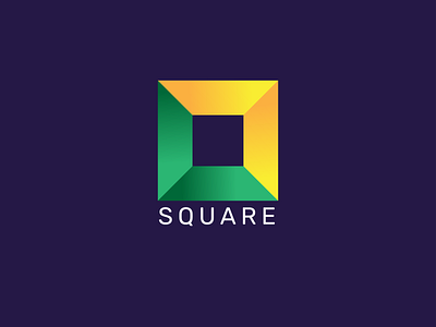 Square Logo Concept branding design graphic design ill illustration logo typography