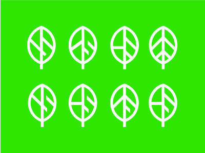 B_S Symbol Exploration (wip) chicago design green harvest health icon identity leaf logo mark monogram nature