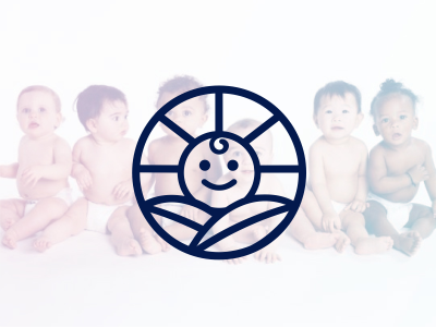 BT Icon baby bloom branding design icon identity logo mark sunshine