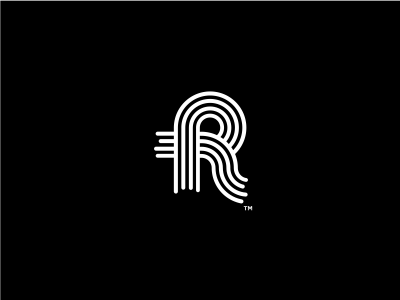 Rise up and radiate! branding geometric letter logo logotype mark minimal monogram r radiate rise simplicity