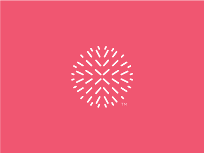 Radiate branding geometric logo logotype mark minimal op radiate shine simplicity