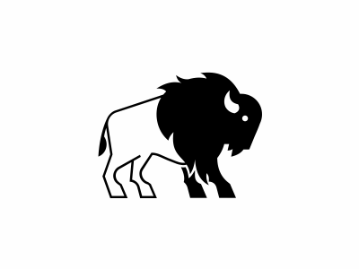 WN_Buffalo bison branding buffalo chicago icon illustration logo logotype mark minimal simplicity