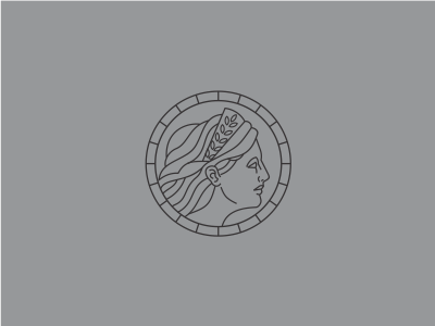 Goddess. branding coin goddess hera icon illustration logo logotype mark minimal simplicity