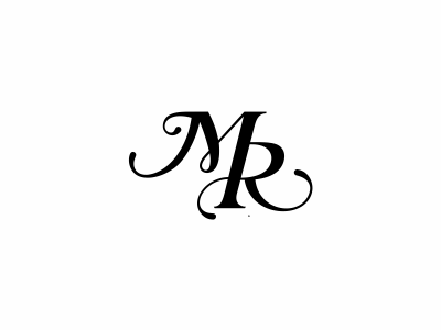 M&R branding chicago icon illustration lettering logo logotype mark minimal monogram simplicity type