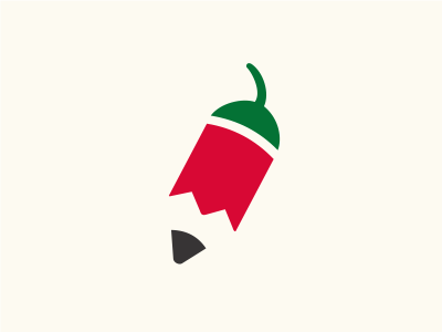 Spicy Pencil icon logo mark