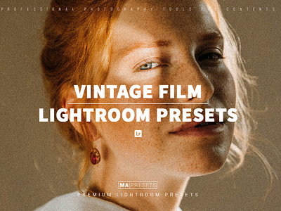 10 VINTAGE FILM Lightroom Presets cinematic presets film preset lightroom preset vintage presets