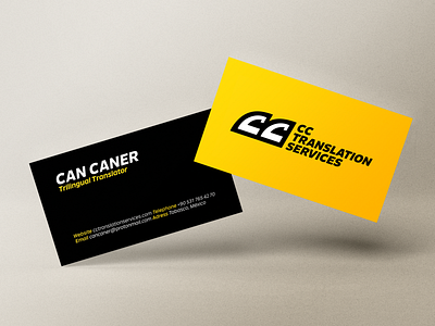 CC Translation Services Business Card brandidentity branding businesscard graphicdesign