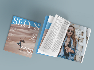 SELY'S Magazine fashionmagazine layout layoutdesign magazine