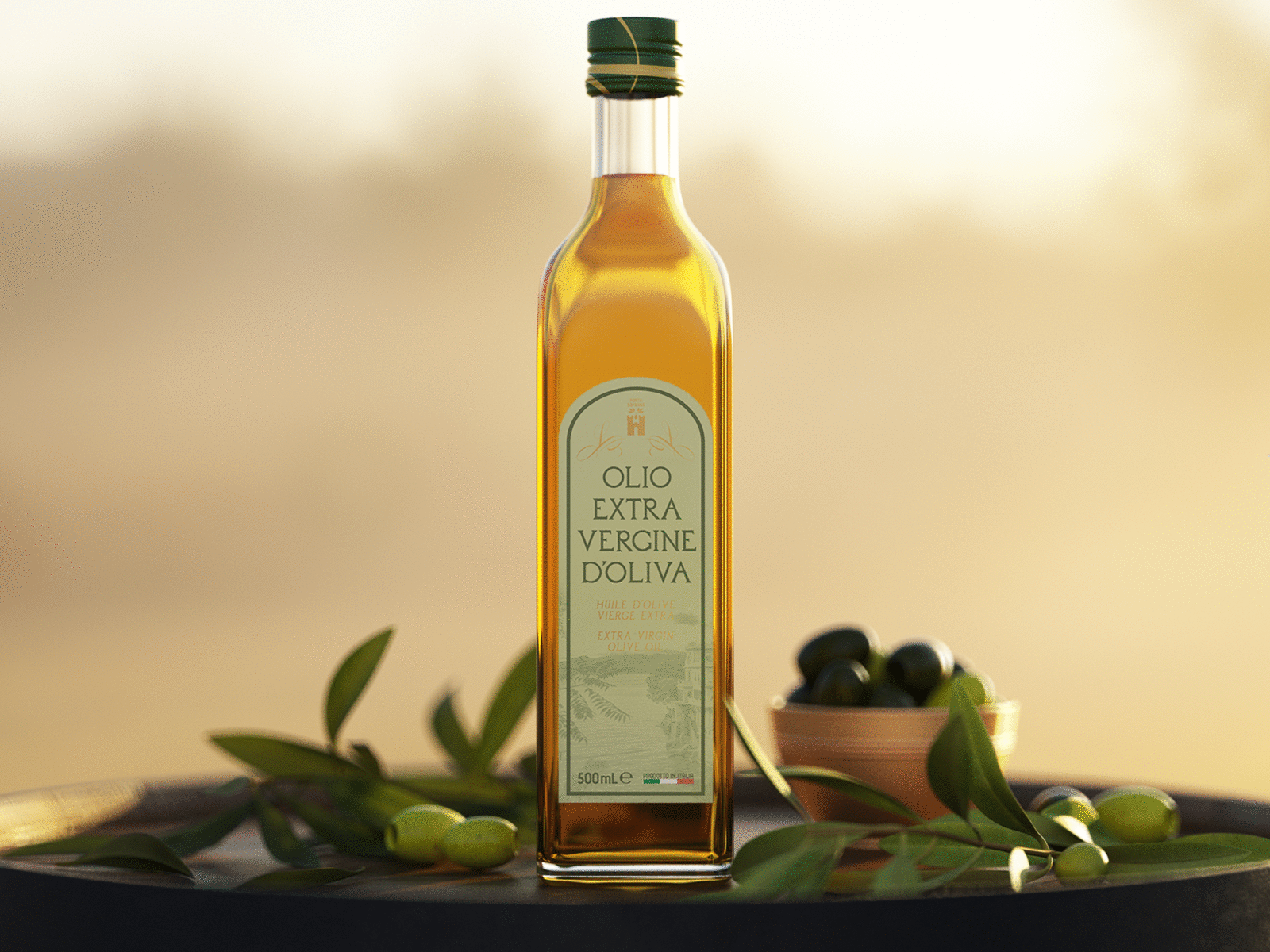 Porta Soprana Olive Oil Front and Back Labels bottle brandidentity branding design label labeldesign oil olive olivebranch oliveoil oliveoilbottle oliveoillabel portasoprana