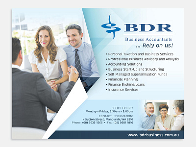 BDR Business Accountants - Print Ad