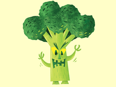 Eat your veggies! broccoli monster