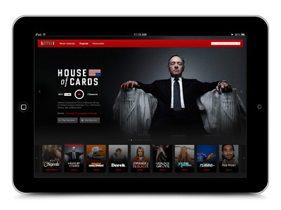 Netflix - "Originals" Show Detail Slide