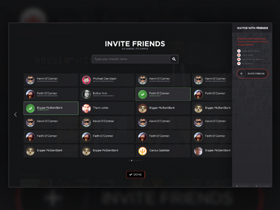 Netflix Hack Day 2014 - Watch With Friends - Invite Friends