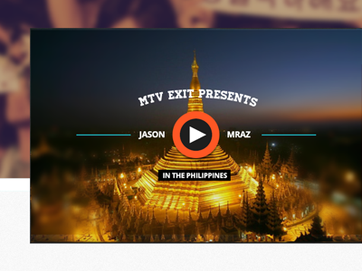 MTV Exit Video Player & Graphic charity exit fiftyfifty mtv nonprofit