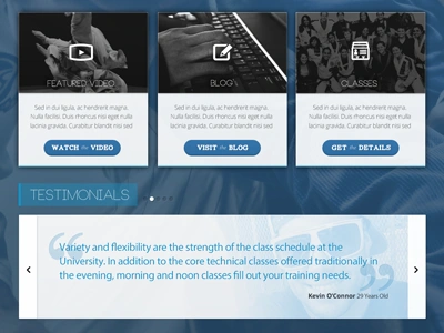 UNIJJ - Page Section jiujitsu landing page university