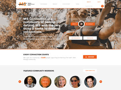 National Multiple Sclerosis Society - Connection Site v.1