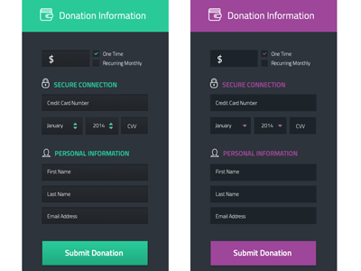 Donation Forms