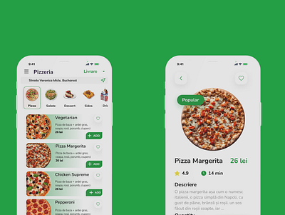 Food order mobile app animation app appdesign branding design food order graphic design pizza ui uidesign uiux userinterface ux vector webdesign