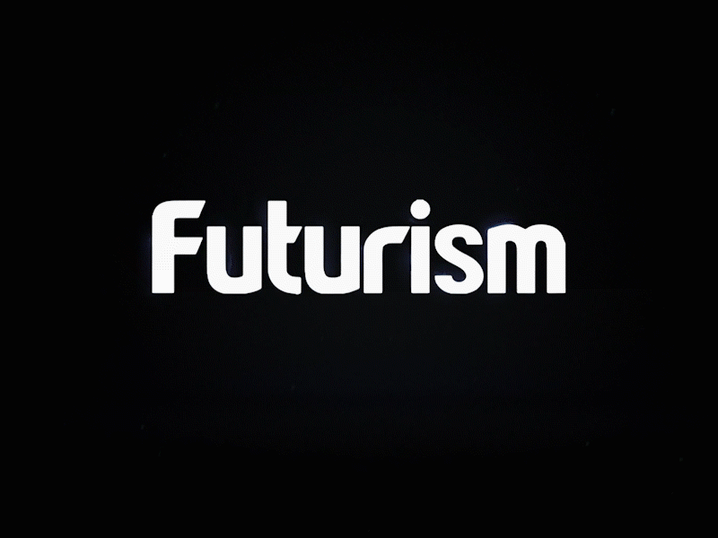 Futurism Logo + Resolve (c. 2016) animated branding clean logo logomark media typography