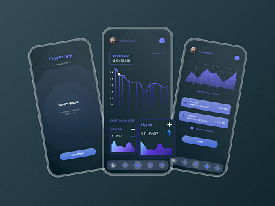 Crypto Wallet App crypto crypto app crypto design crypto ui crypto wallet crypto wallet app crypto wallet app design ios design jannatul shourov mobile app thedsquad ui ui design