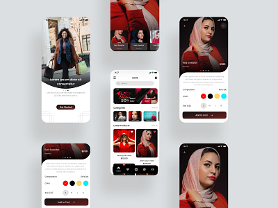 E-commerce App UI Kit ecommerce ecommerce app design ecommerce app ui fashion fashion app fashion app ui fashion ecommerce app fashion ecommerce app design ios design jannatul shourov minimal mobile app thedsquad ui design