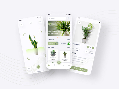 Plant Shop E-Commerce App UI ecommerce ecommerce app ios design jannatul shourov mobile app plant plant app plant ecommerce plant shop plant shop ecommerce plant store plant store ecoomerce thedsquad ui design