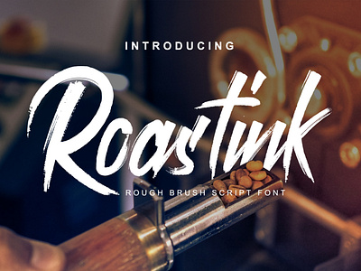 Roastink Rough Brush Script Fonts