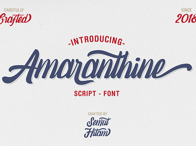 amaranthine Script Fonts branding calligraphy creative market decorative font design font lettering logofont script typography