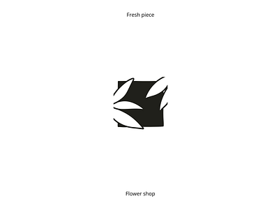 Fresh piece/ flower shop logomark branding illustration logo logomark logomarks