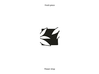 Fresh piece/ flower shop logomark