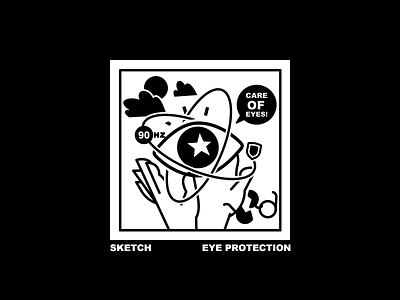 EYE PROTECTION eye eyesight illustration protection sketch vision