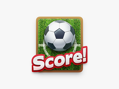 Score! ball football football field game grass grassland icon score