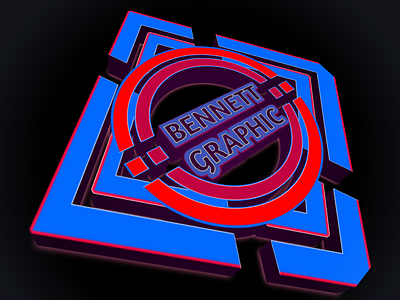 Bennett Graphic 3d app branding design graphic design illustration logo ux