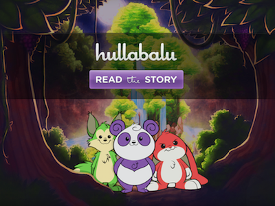 Interactive Story iPad Launch Screen app character design hullabalu interactive lightwell mobile story