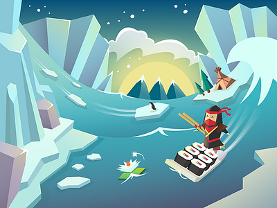 Magic river location 4 android art concept game ios ketchapp low poly magic river