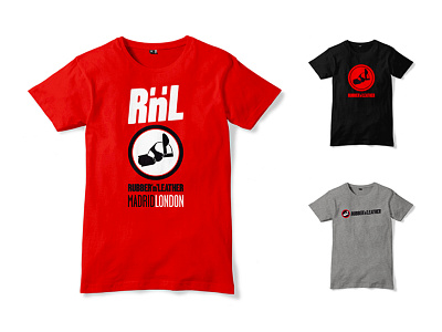 Rubber'n'Leather Tshirts black brand grey red tshirts