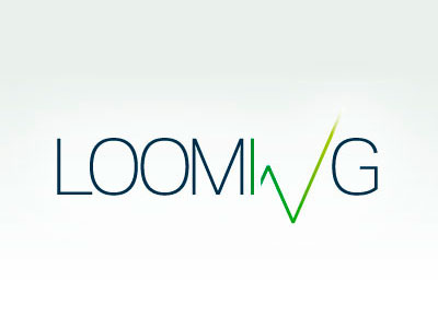 LoomingLogo logo stock market