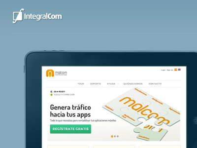 Integralcom Website sketch