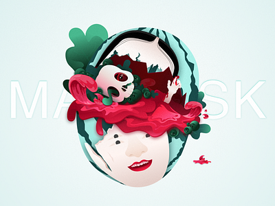 Mask design illustration