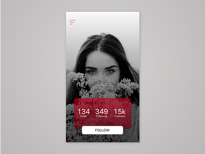 User profile | Day 006 #dailyui