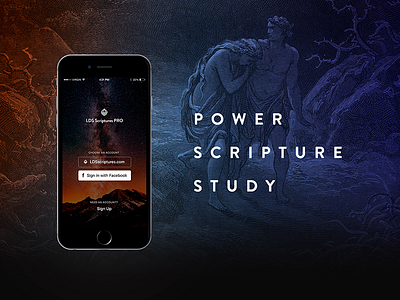 LDS Scripture PRO app bible ipad iphone reading ui ux