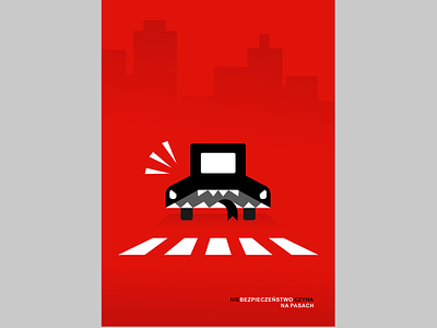 Funny safety awareness poster car poster cute poster dribbble funny poster pedestrian crossing pedestrian safety polish polish poster poster poster 2022 poster art safety poster social awareness social awareness poster street street poster