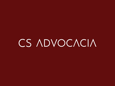 CS ADVOCACIA advocacia graphic design id visual logo marca