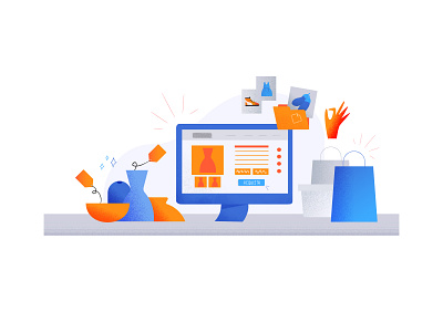 E-commerce manager illustration