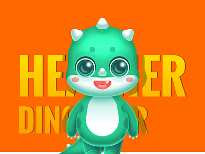 Cartoon character IP design,mascot-Dinosaur