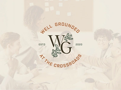 Well Grounded Café – Coffee Shop + Cafe Branding brand brand design branding cafe brand cafe branding cafe logo coffee brand coffee branding coffee logo design logo logomark logotype well grounded