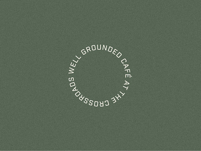 Well Grounded Café – Minimal Logo Coffee Shop Branding branding cafe branding cafe logo coffee brand coffee logo coffee shop coffee shop branding color palette earth tones logo logo design minimal type minimal type design minimal typography typography