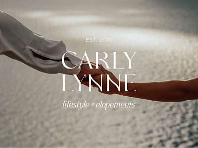 Photography Branding – Logo Design for Carly Lynne brand brand design branding logo logotype photo logo photographer logo photography photography logo portrait photographer wedding photographer
